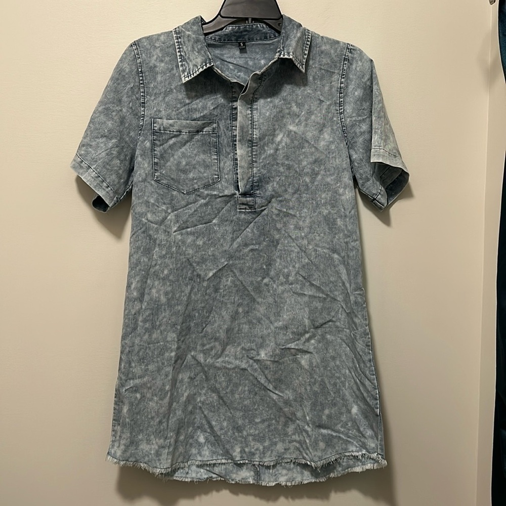 small shein denim looking dress!